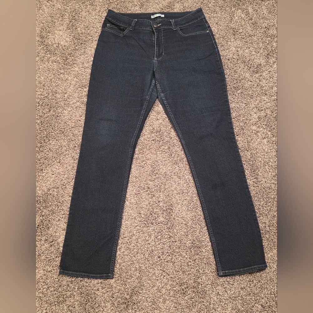Riders By Lee Curvy Fit Skinny Jean Stretchy Denim Midrise Size 12M - Picture 4 of 7